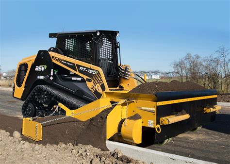 road widener attachment for skid steer|skid steer paving box.